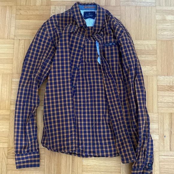 Scotch & Soda checkered button down shirt - Picture 1 of 6